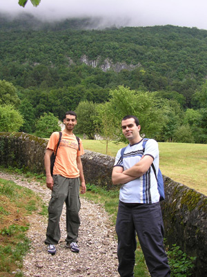 Début du sentier vers le Mont Veyrier